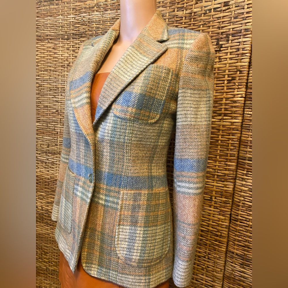 Bagatelle Wool Blazer - Plaid XS